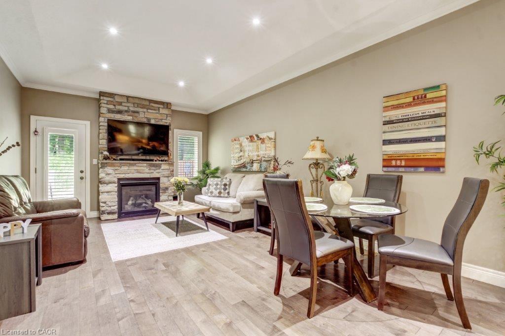 6-194 Donly Drive S, Simcoe, ON - Indoor With Fireplace