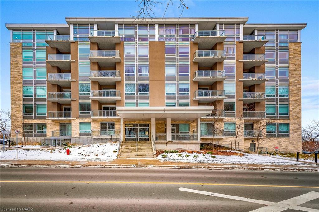 502-479 Charlton Avenue E, Hamilton, ON - Outdoor With Balcony With Facade