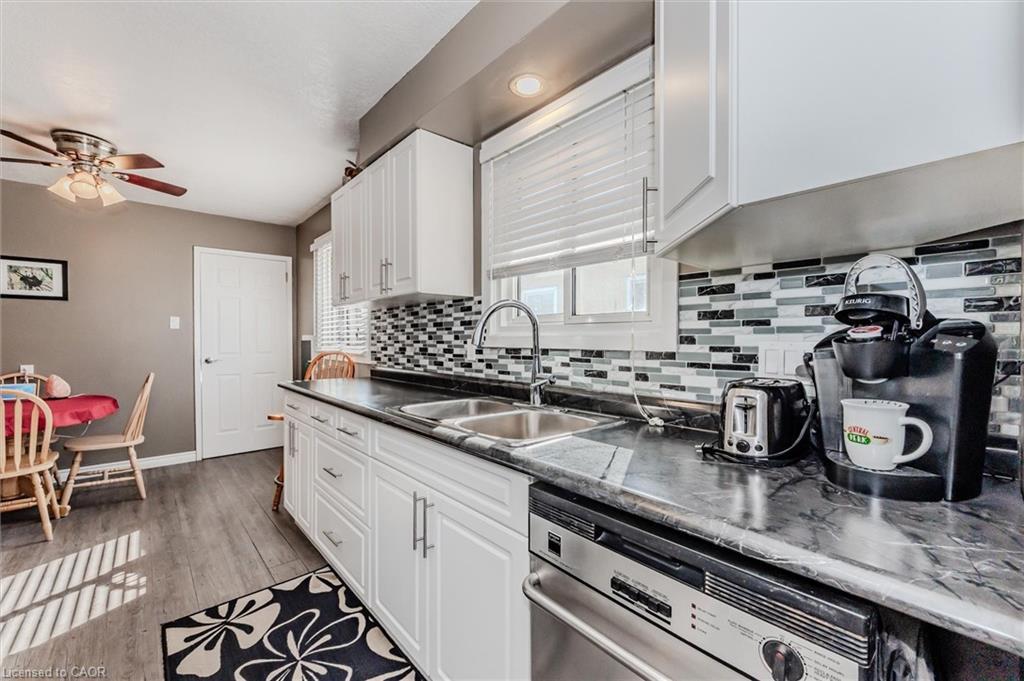 46 Roberts Crescent, Kitchener, ON - Indoor Photo Showing Kitchen With Double Sink