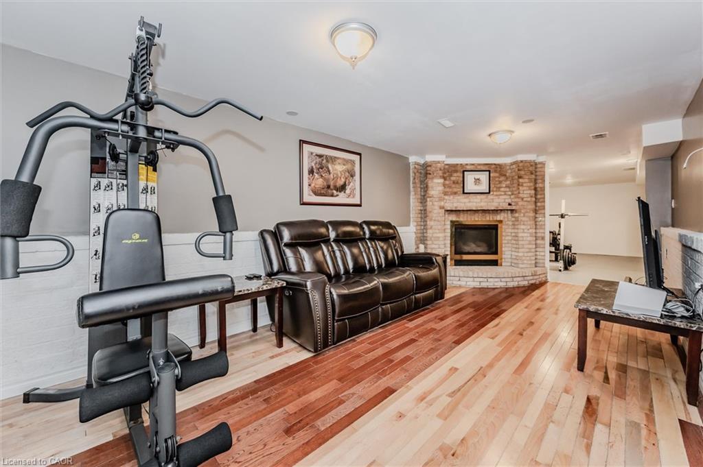 46 Roberts Crescent, Kitchener, ON - Indoor With Fireplace