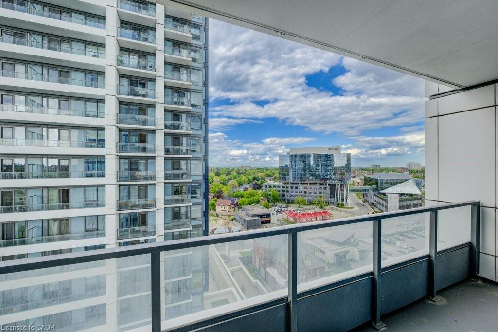 1001-15 Wellington Street S, Kitchener, ON - Outdoor With Balcony