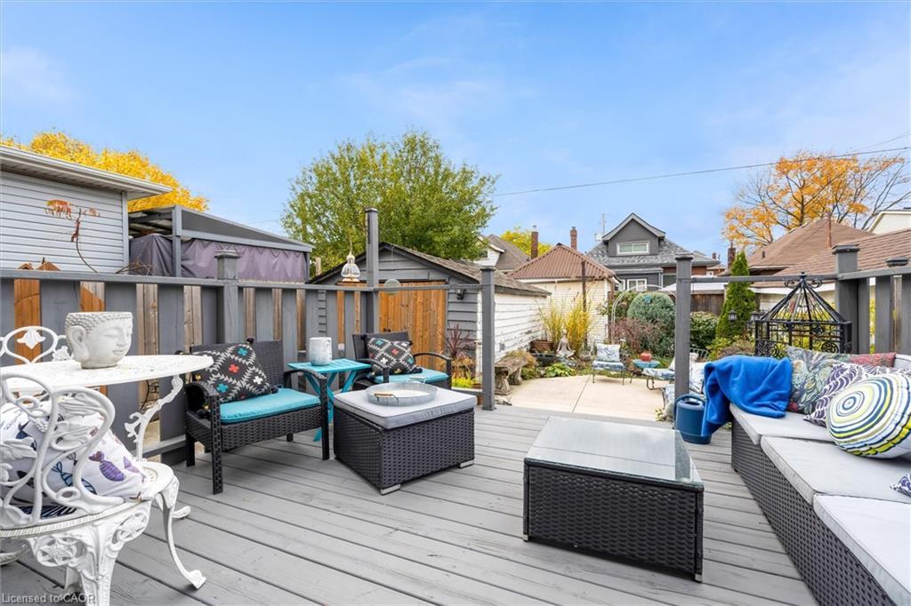163 Leinster Avenue N, Hamilton, ON - Outdoor With Deck Patio Veranda With Exterior