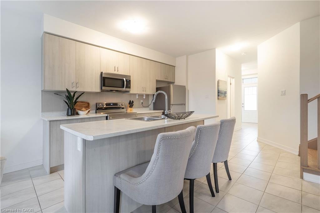 57 Monteith Drive, Brantford, ON - Indoor Photo Showing Kitchen With Double Sink
