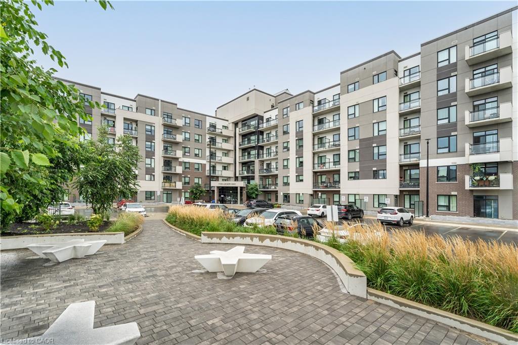 627-1105 Leger Way, Milton, ON - Outdoor With Balcony With Facade