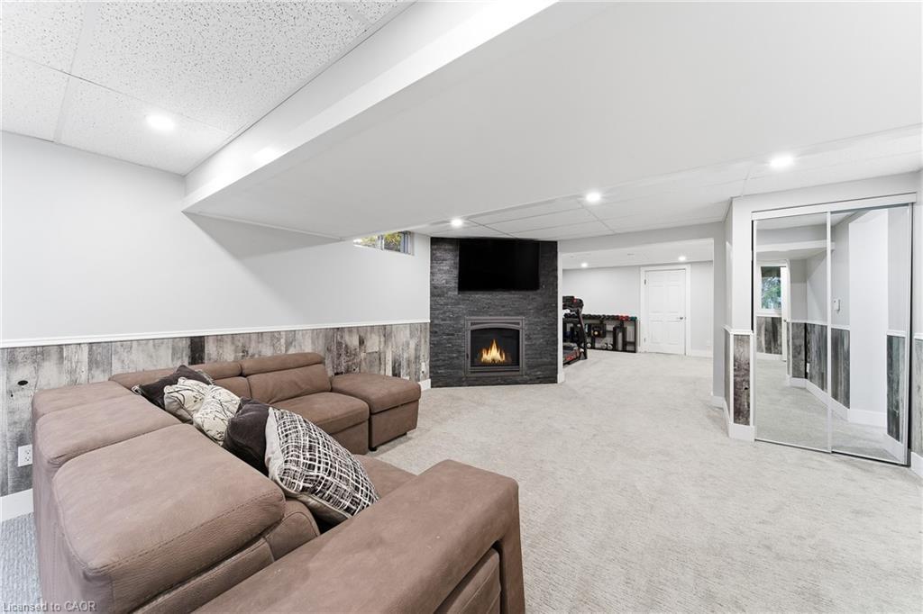23 Stonegate Drive, Kitchener, ON - Indoor With Fireplace
