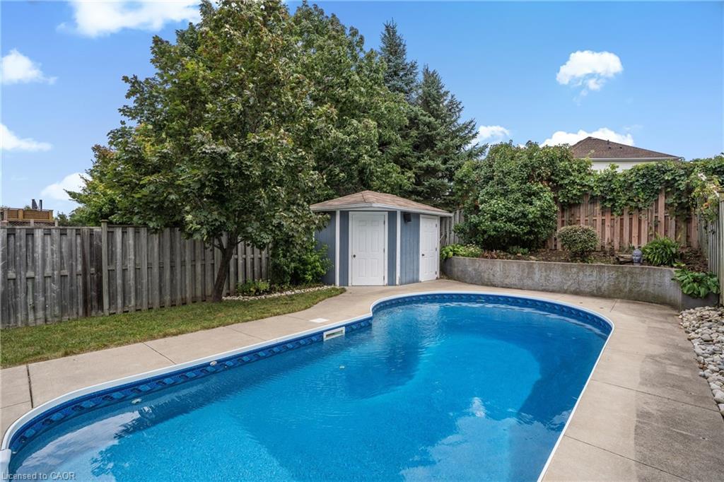 517 Thornview Place, Waterloo, ON - Outdoor With In Ground Pool With Backyard