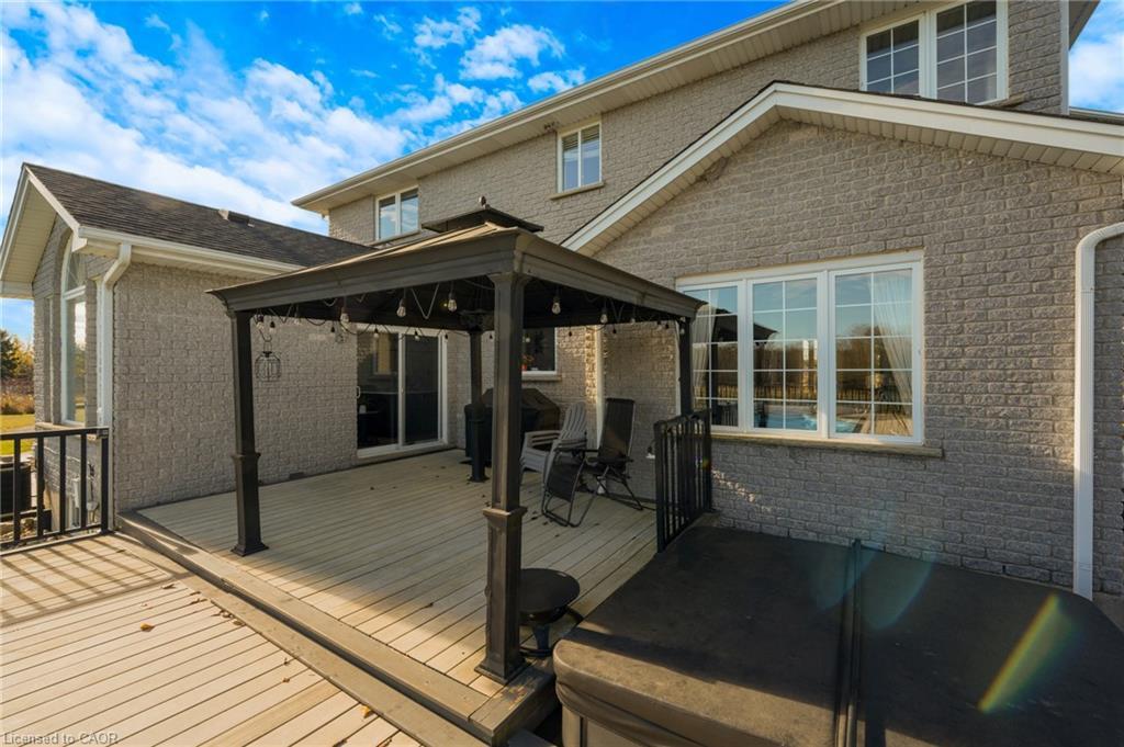 1295 Sheffield Road, Cambridge, ON - Outdoor With Deck Patio Veranda With Exterior