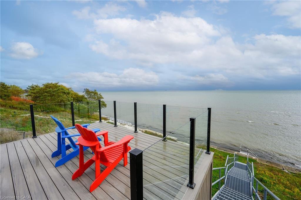 21-80 New Lakeshore Road, Port Dover, ON - Outdoor With Body Of Water With Deck Patio Veranda With View