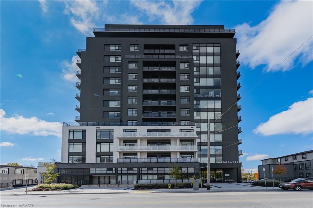 601-71 Wyndham Street S, Guelph, ON - Outdoor With Balcony With Facade