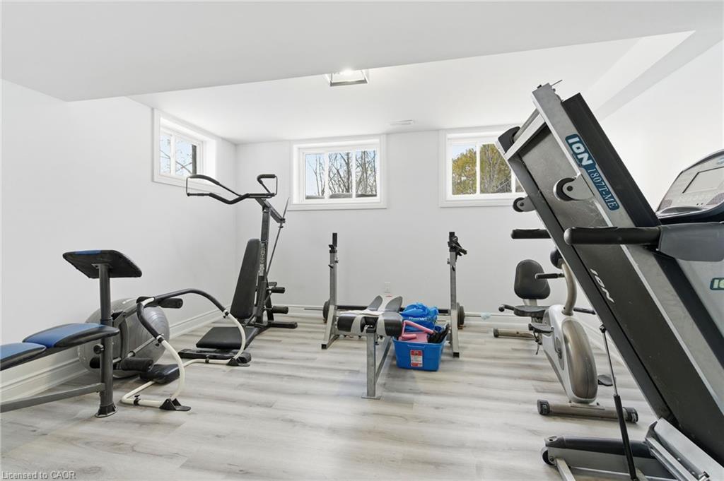 1576 Woodburn Road, Binbrook, ON - Indoor Photo Showing Gym Room