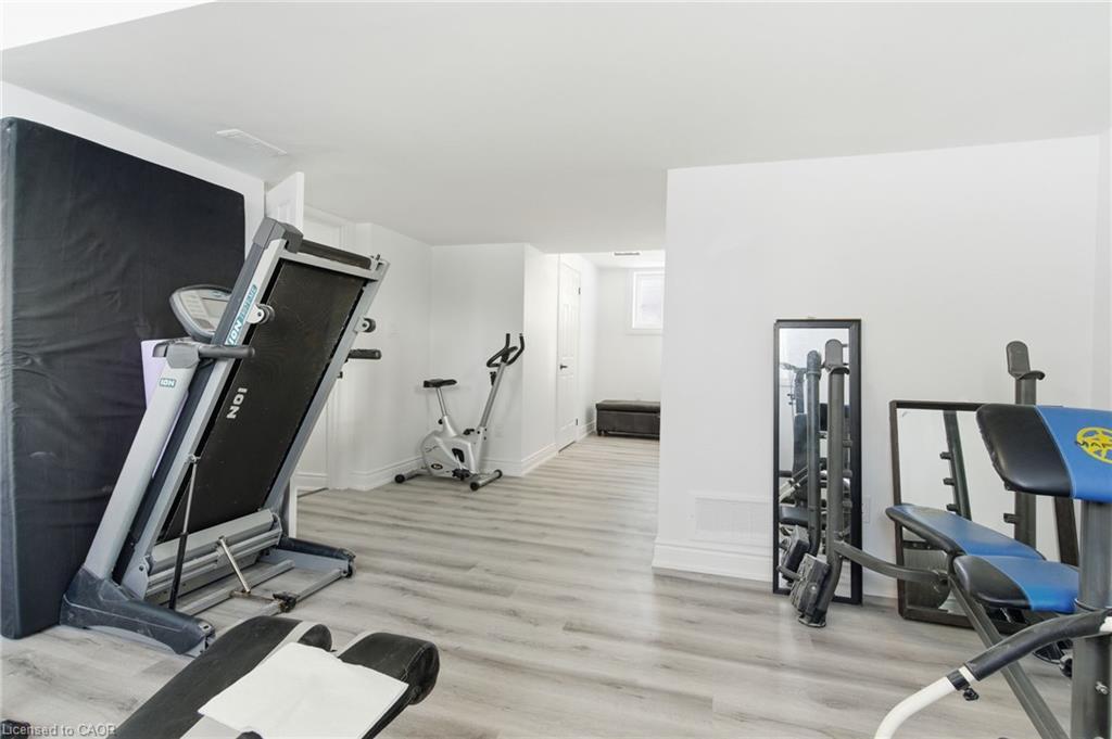 1576 Woodburn Road, Binbrook, ON - Indoor Photo Showing Gym Room