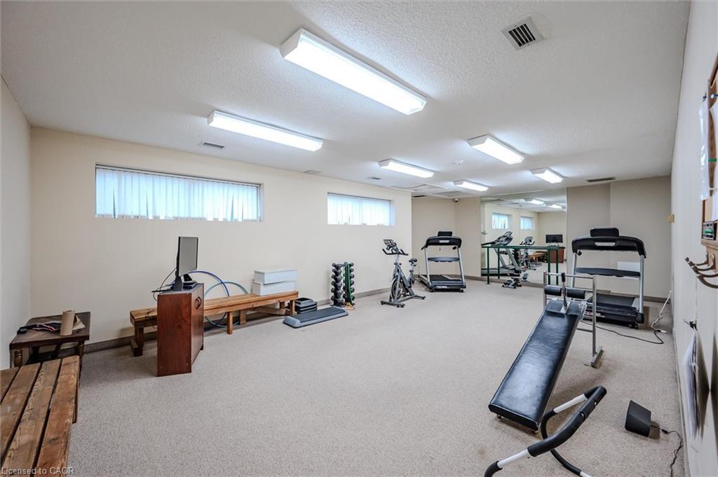 504-300 Keats Way, Waterloo, ON - Indoor Photo Showing Gym Room