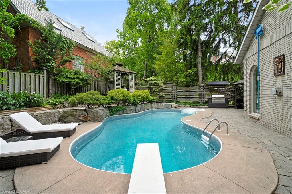 381 Queen Street S, Hamilton, ON - Outdoor With In Ground Pool