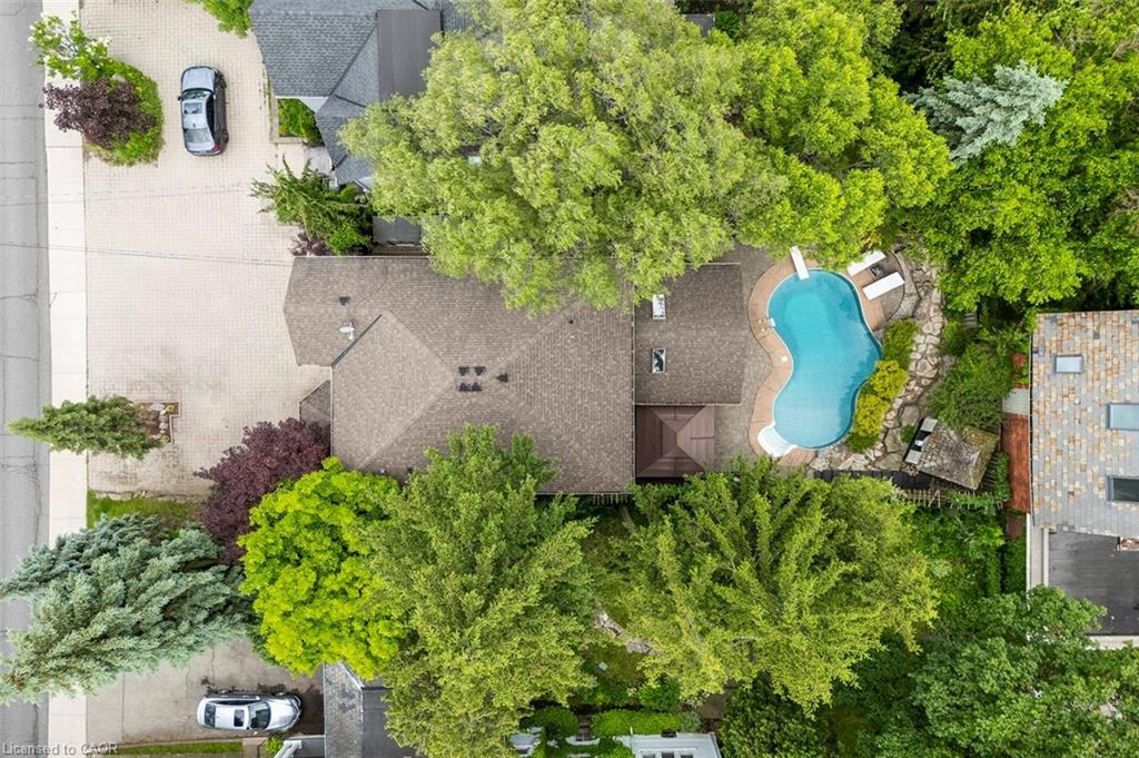 381 Queen Street S, Hamilton, ON - Outdoor With In Ground Pool