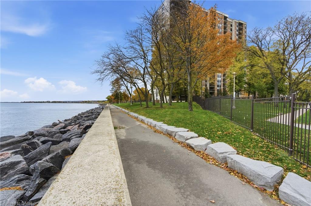 1503-301 Frances Avenue, Stoney Creek, ON - Outdoor With Body Of Water With View