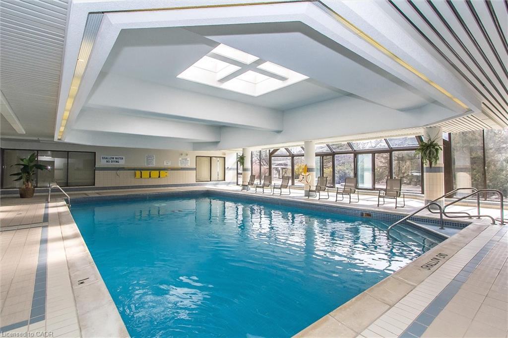 702-6 Willow Street, Waterloo, ON - Indoor Photo Showing Other Room With In Ground Pool