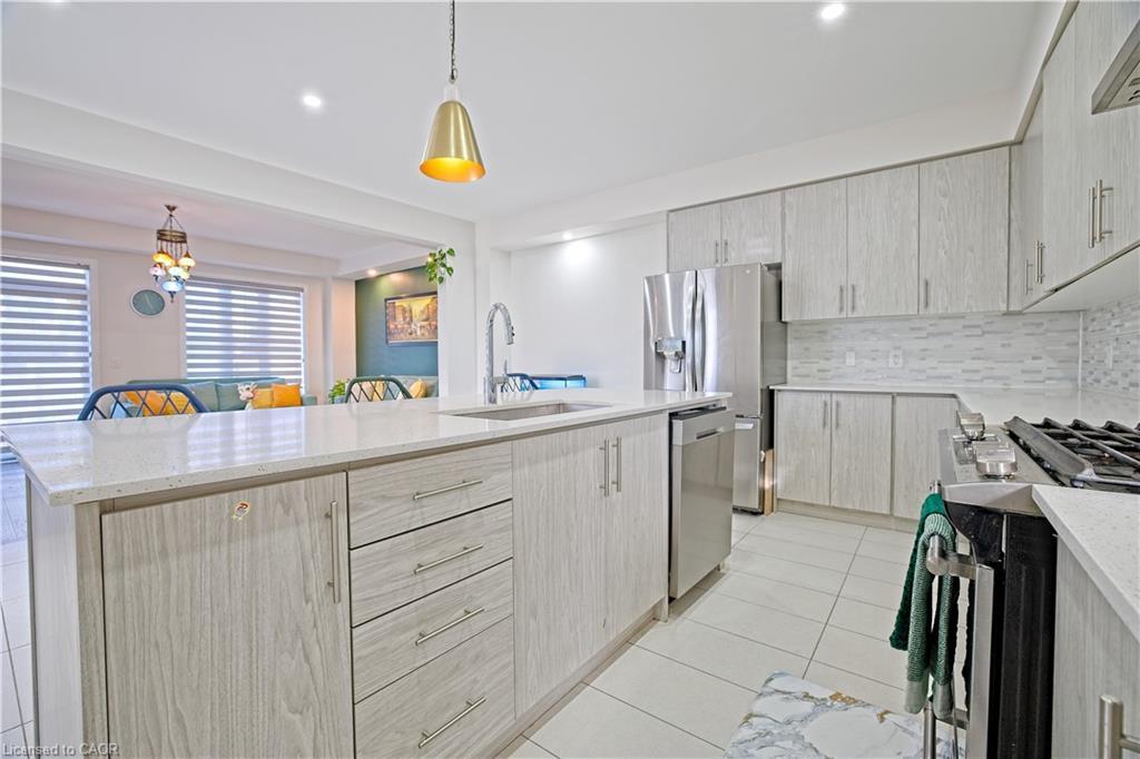 71 Gloria Street, Kitchener, ON - Indoor Photo Showing Kitchen With Upgraded Kitchen