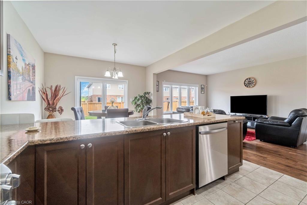 92 Bethune Avenue, Hamilton, ON - Indoor Photo Showing Kitchen With Double Sink