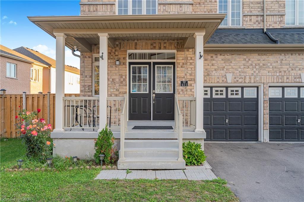 411 Linden Drive, Cambridge, ON - Outdoor With Deck Patio Veranda With Facade