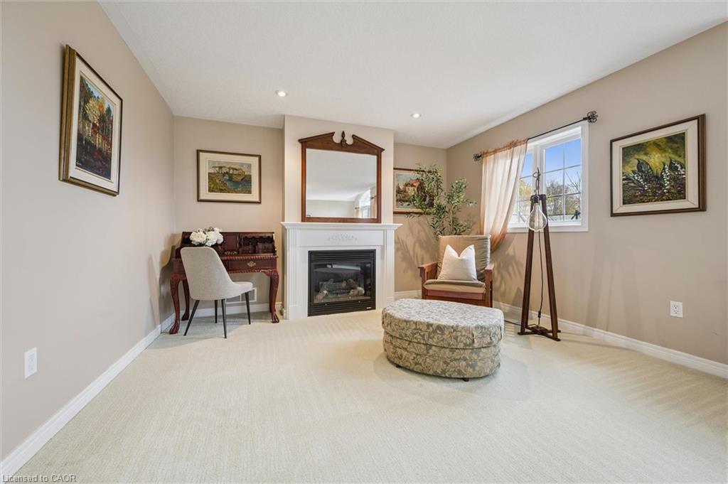 317 Winterburg Court, Waterloo, ON - Indoor With Fireplace