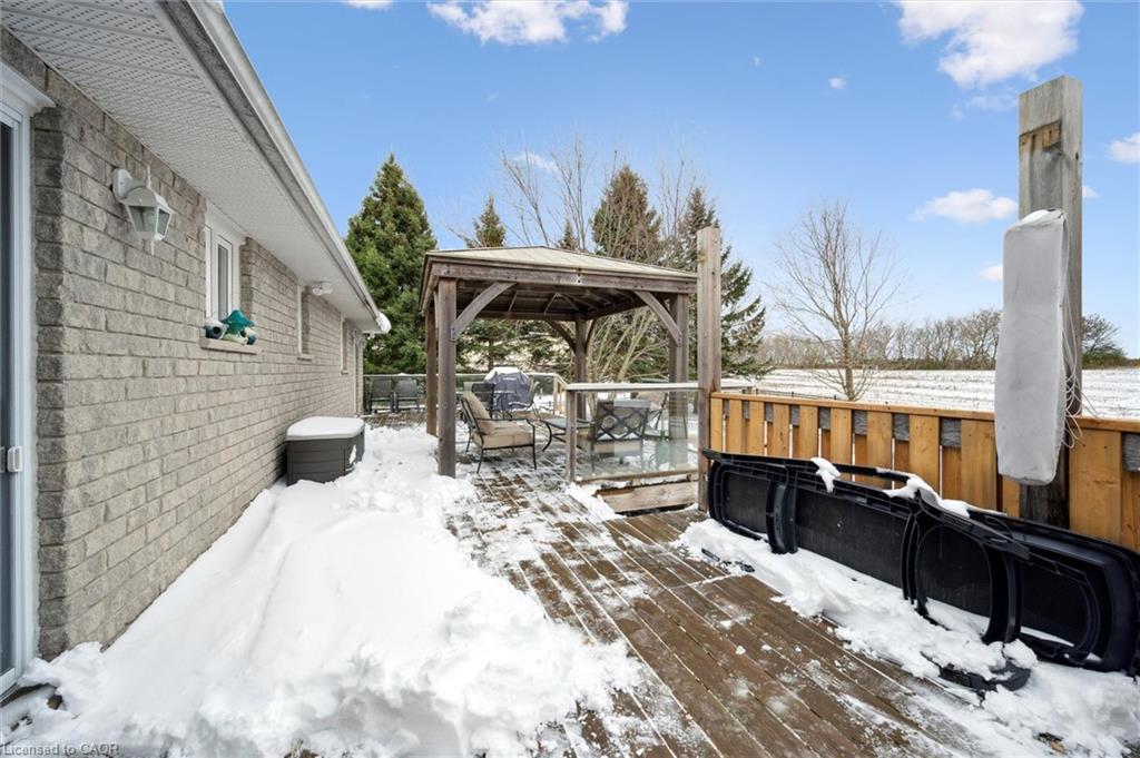 4130 Weimar Line, Wellesley, ON - Outdoor With Deck Patio Veranda With Exterior