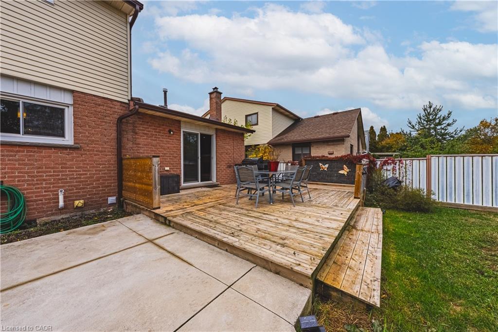 5 Bing Crescent, Stoney Creek, ON - Outdoor With Deck Patio Veranda With Exterior