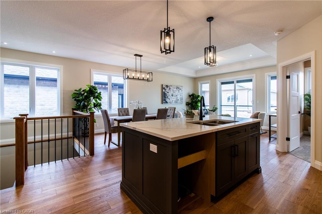 89 Duchess Drive, Delhi, ON - Indoor Photo Showing Kitchen With Double Sink