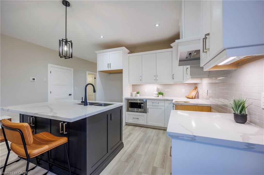379 Argyle Avenue, Delhi, ON - Indoor Photo Showing Kitchen With Double Sink