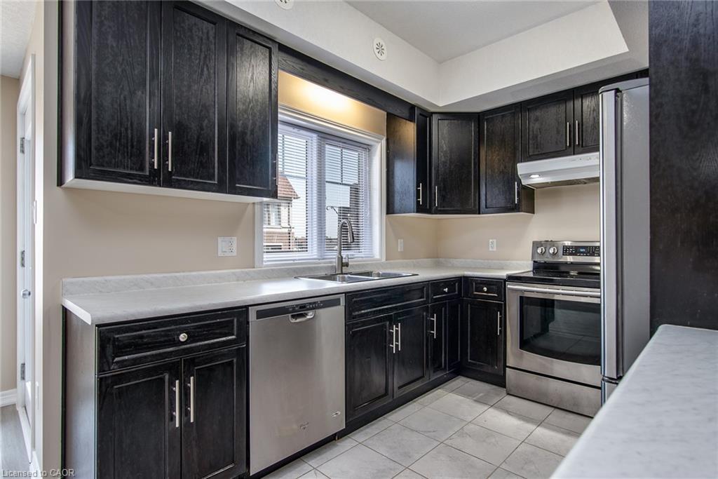 H3-70 Willowrun Drive, Kitchener, ON - Indoor Photo Showing Kitchen With Stainless Steel Kitchen With Double Sink