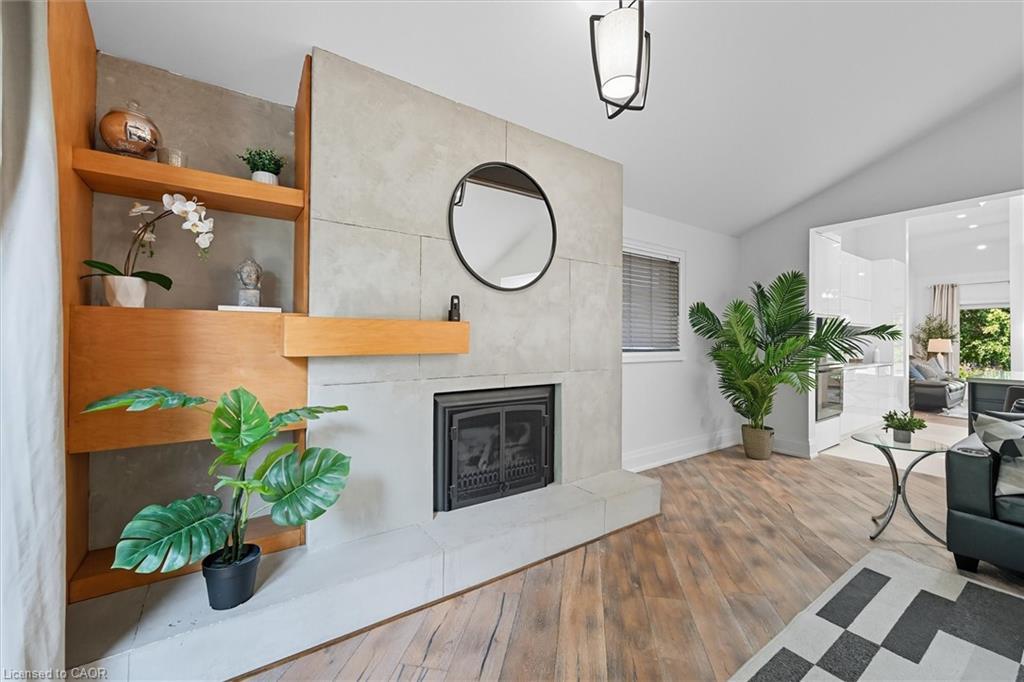 568 Dynes Road, Burlington, ON - Indoor With Fireplace