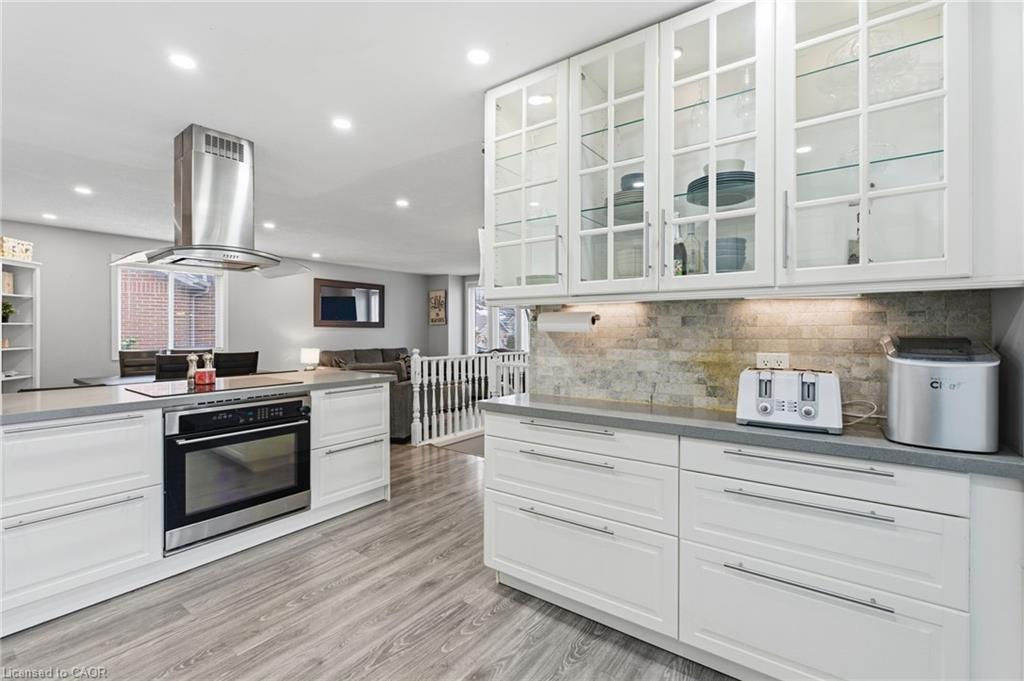 29 Strong Court, Brantford, ON - Indoor Photo Showing Kitchen With Upgraded Kitchen
