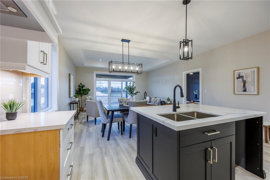 377 Argyle Avenue, Delhi, ON - Indoor Photo Showing Kitchen With Double Sink