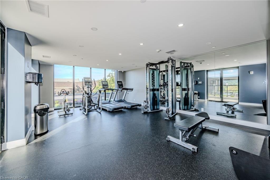 610-15 Queen Street S, Hamilton, ON - Indoor Photo Showing Gym Room