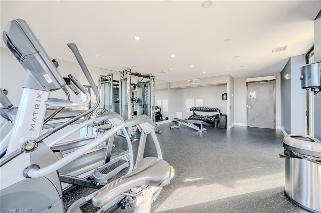 610-15 Queen Street S, Hamilton, ON - Indoor Photo Showing Gym Room