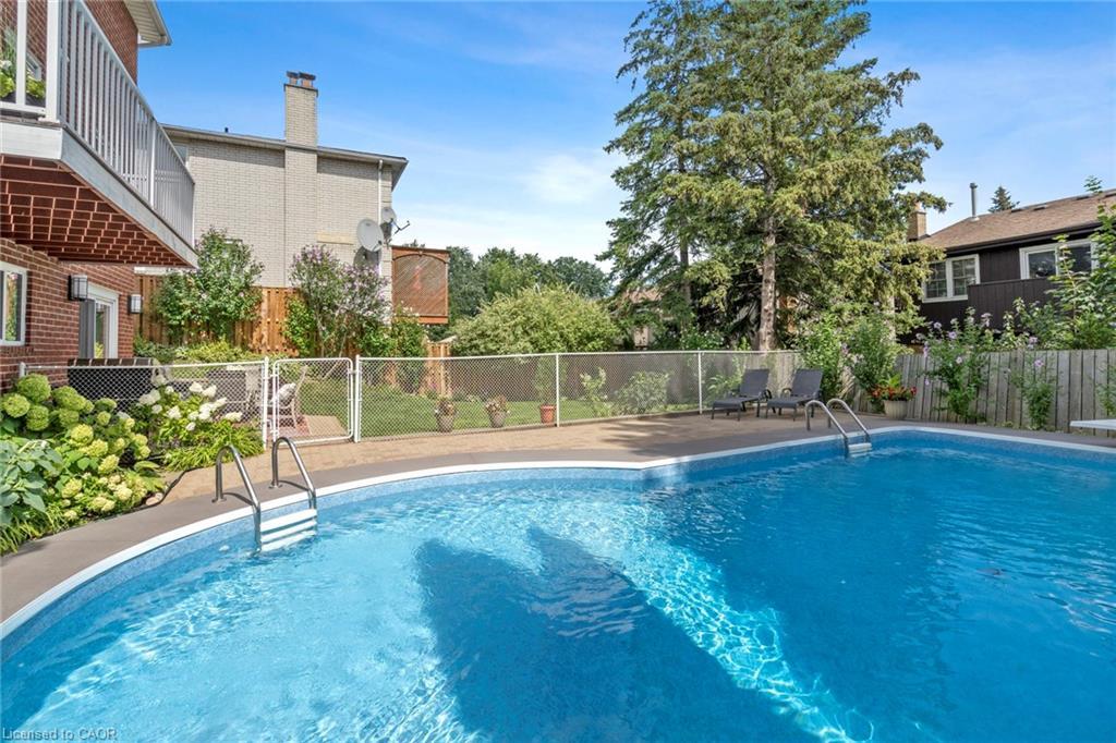 1902 Beechknoll Avenue, Mississauga, ON - Outdoor With In Ground Pool With Backyard