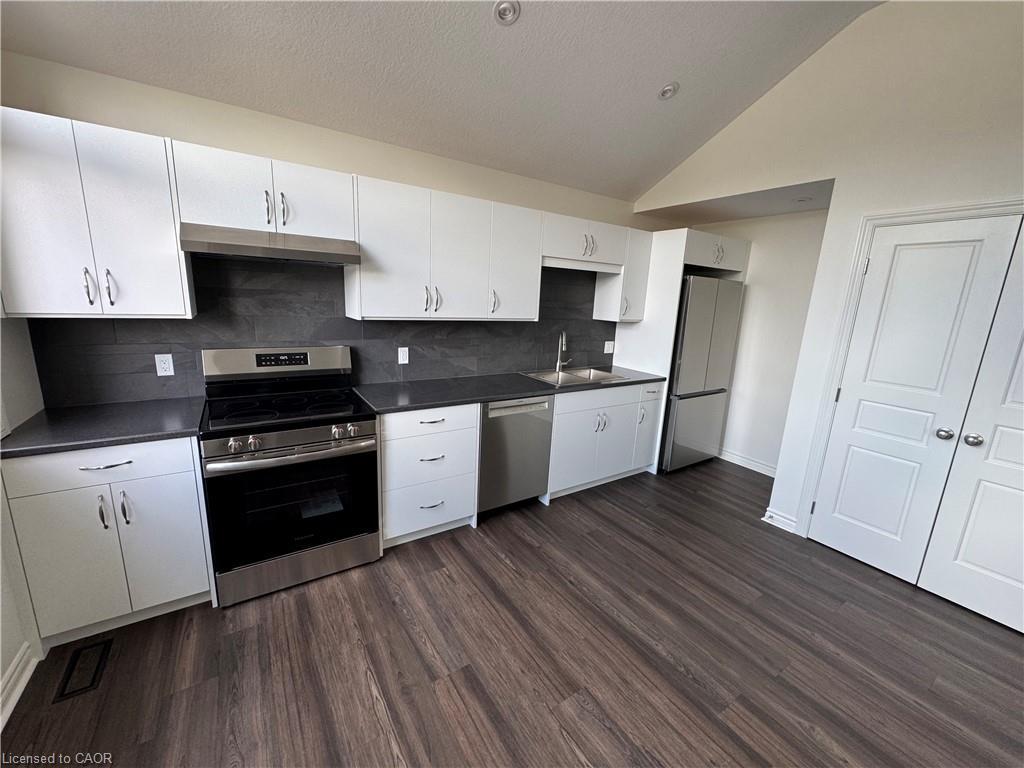 2-15 Helena Feasby Street, Kitchener, ON - Indoor Photo Showing Kitchen With Stainless Steel Kitchen