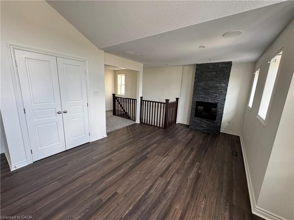 2-15 Helena Feasby Street, Kitchener, ON - Indoor With Fireplace