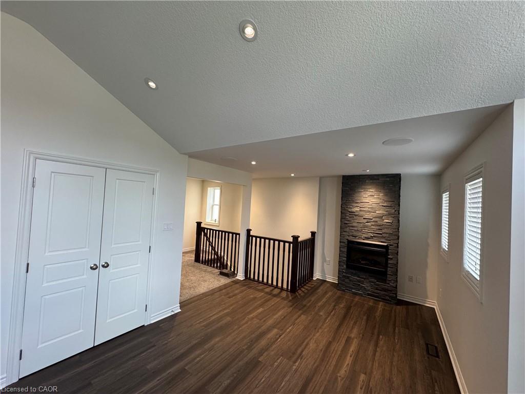 2-15 Helena Feasby Street, Kitchener, ON - Indoor With Fireplace