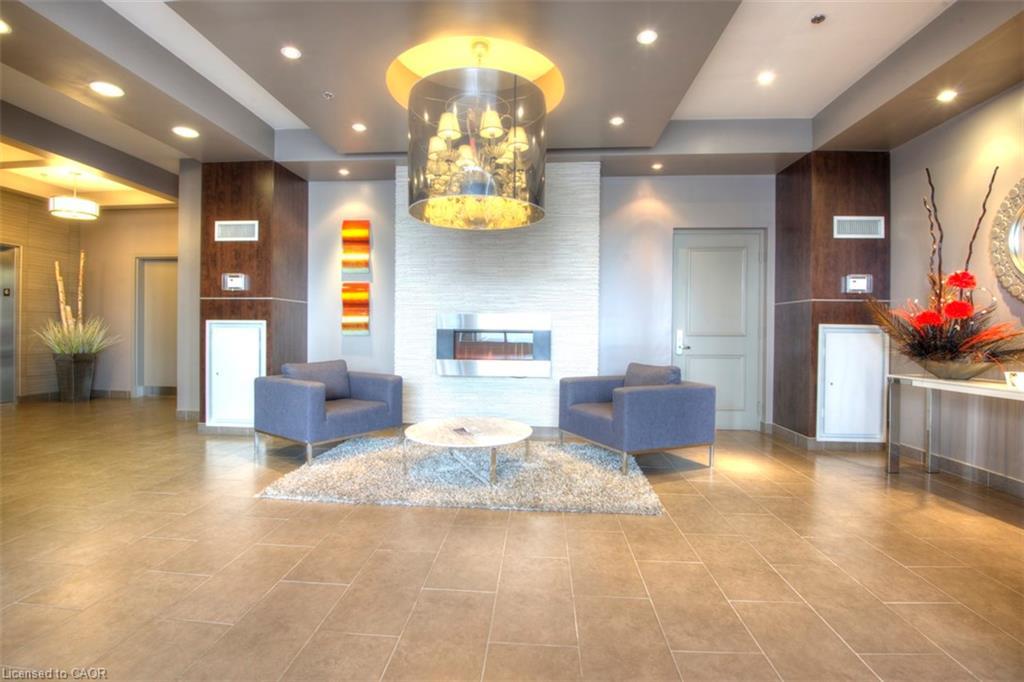 713-191 King Street S, Waterloo, ON - Indoor With Fireplace
