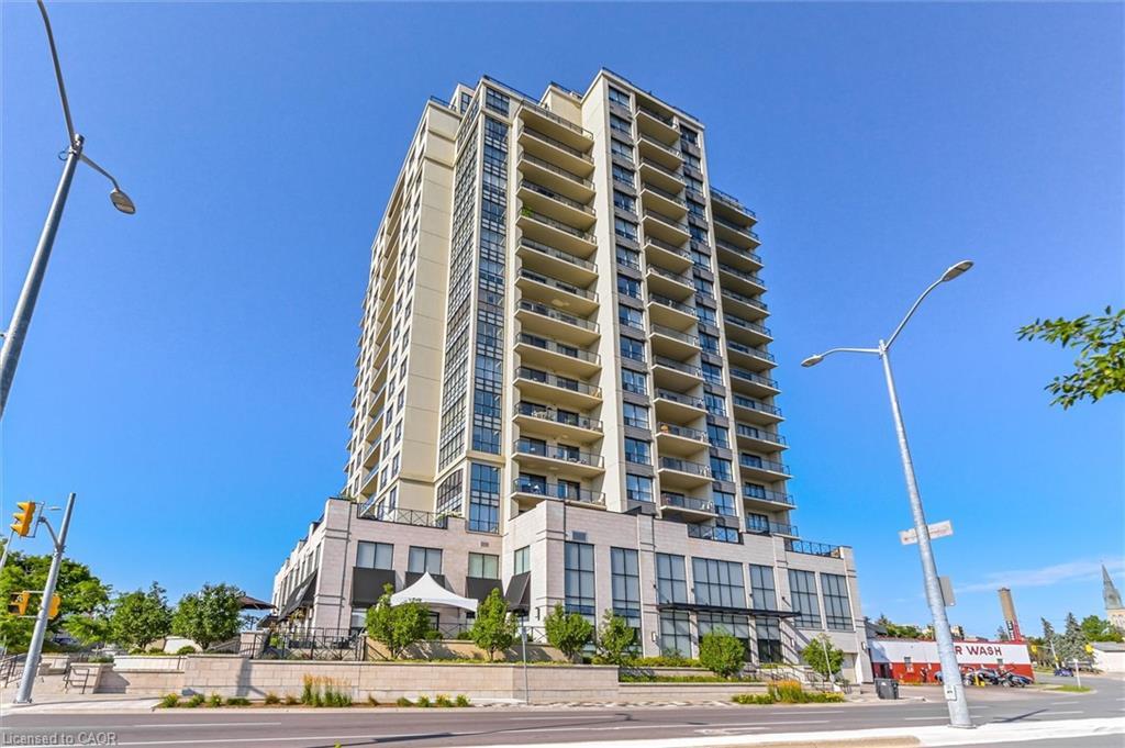 606-160 Macdonell Street, Guelph, ON - Outdoor With Balcony With Facade