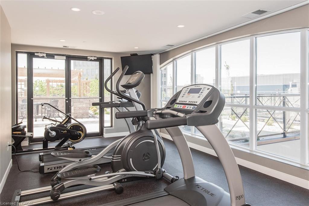 606-160 Macdonell Street, Guelph, ON - Indoor Photo Showing Gym Room