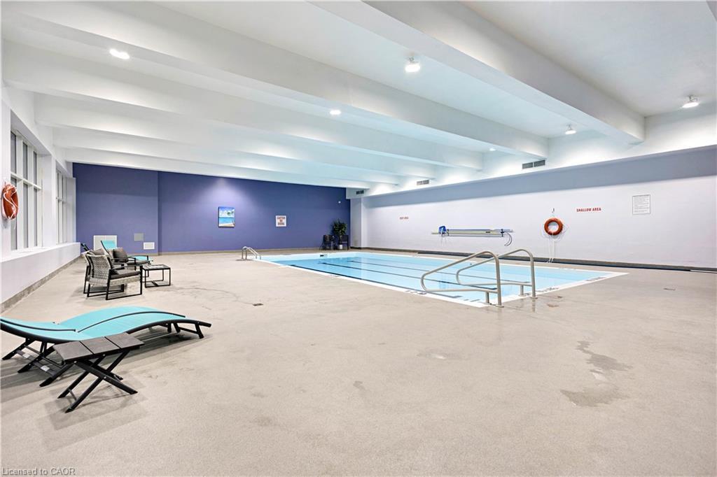 1401-1968 Main Street W, Hamilton, ON - Indoor Photo Showing Other Room With In Ground Pool