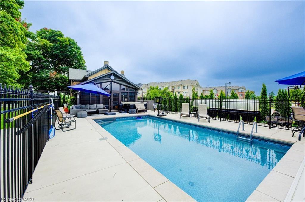 920 Orr Court, Kitchener, ON - Outdoor With In Ground Pool With Backyard