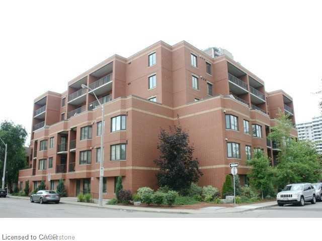 606-47 Caroline Street N, Hamilton, ON - Outdoor With Balcony With Facade