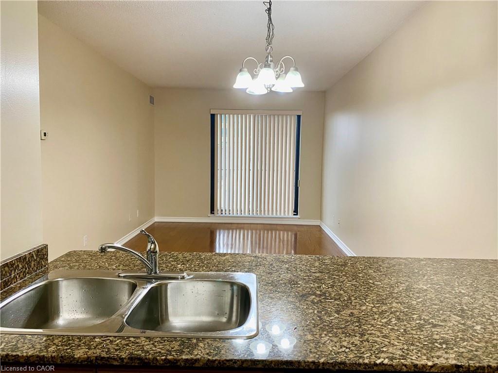 606-47 Caroline Street N, Hamilton, ON - Indoor Photo Showing Kitchen With Double Sink