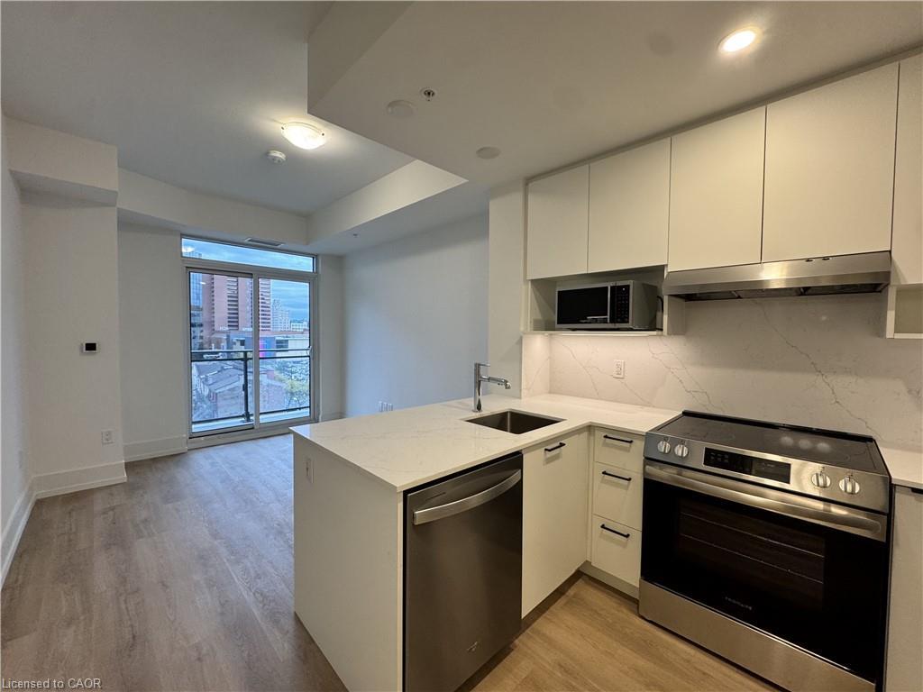 609-206 King Street W, Hamilton, ON - Indoor Photo Showing Kitchen