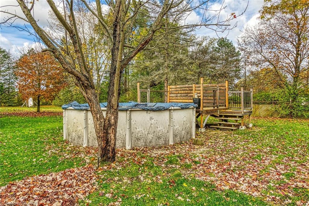 1413 Edgewood Road, Hamilton, ON - Outdoor With Above Ground Pool