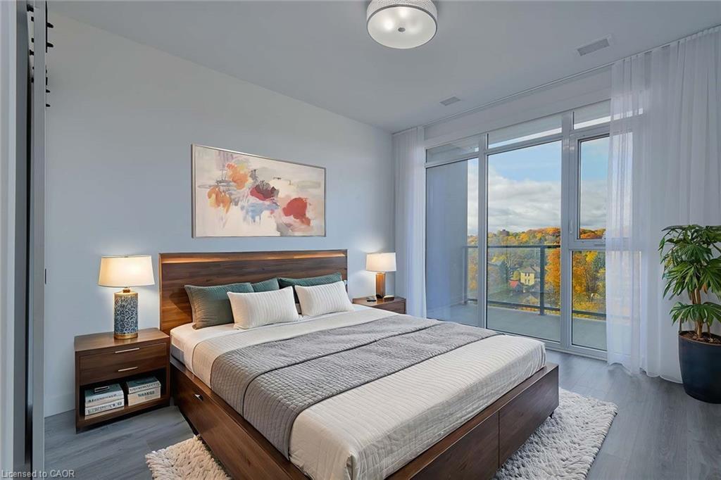 910-15 Glebe Street, Waterloo, ON - Indoor Photo Showing Bedroom