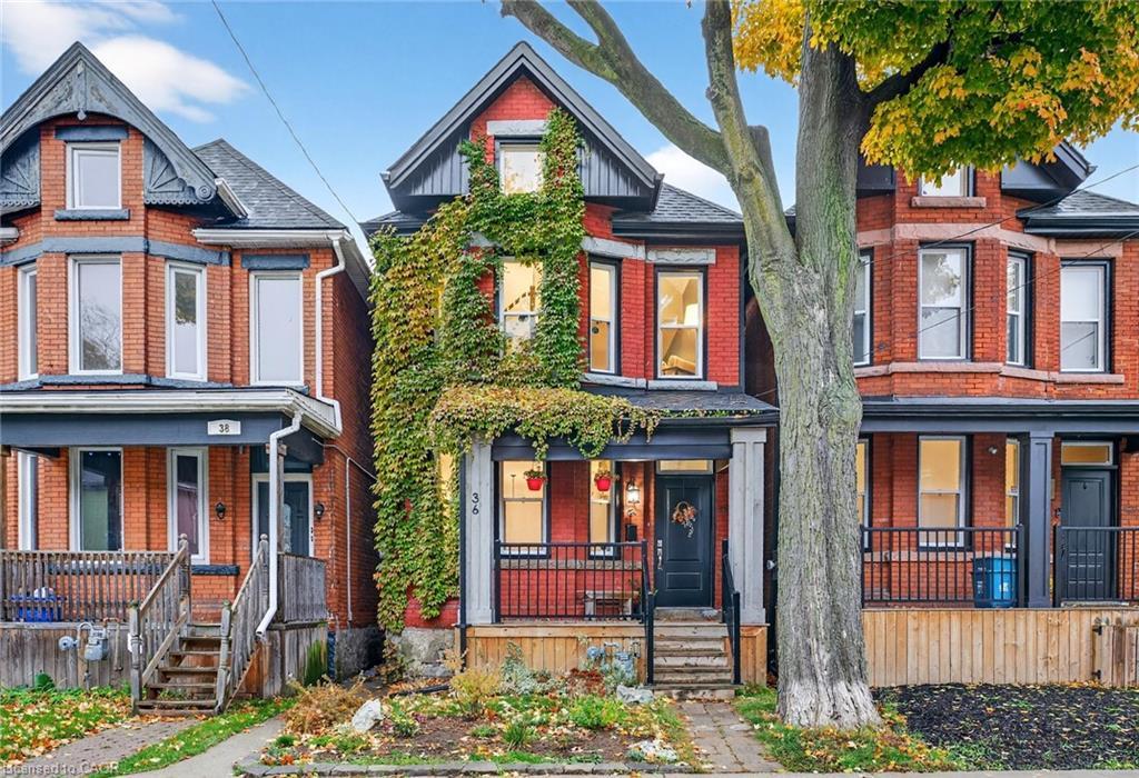 36 Ashley Street, Hamilton, ON - Outdoor With Deck Patio Veranda With Facade