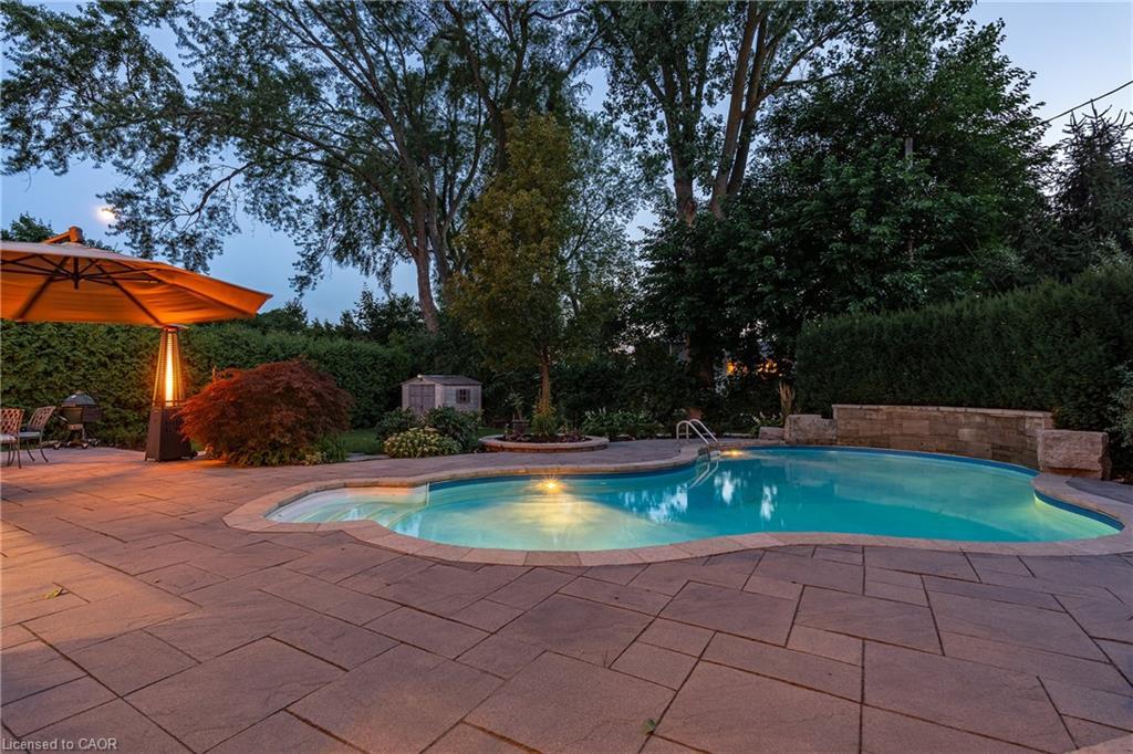 266 Tracina Drive, Oakville, ON - Outdoor With In Ground Pool With Backyard